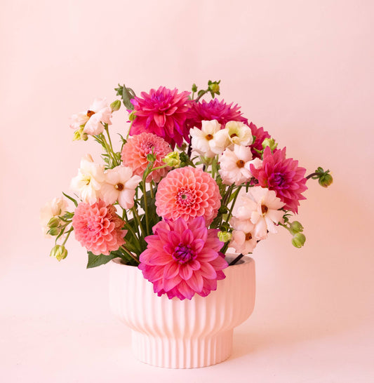 Presley Pedestal Vase | Ballerina: 4.5 inch